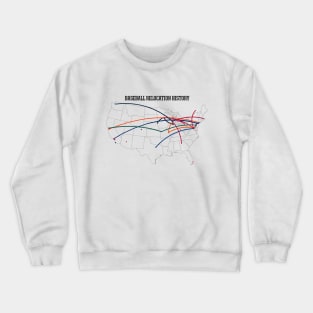 MLB Relocation Map Crewneck Sweatshirt